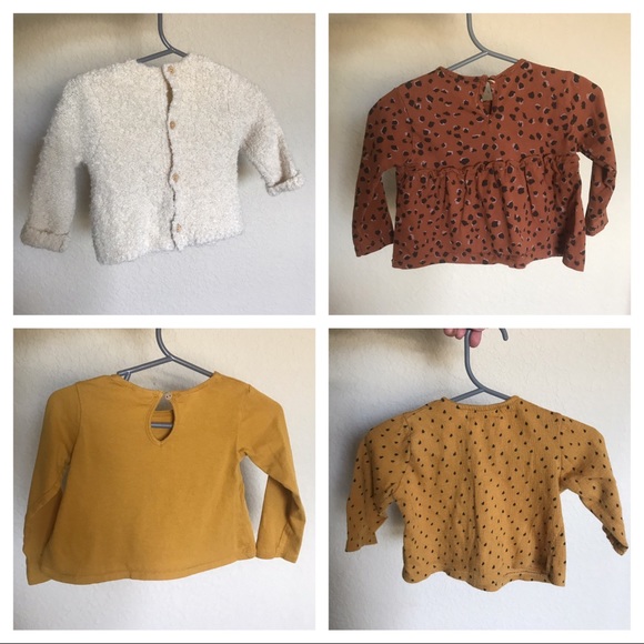 Zara kids baby girl lot 0-6 months sweater shirts - Picture 2 of 7